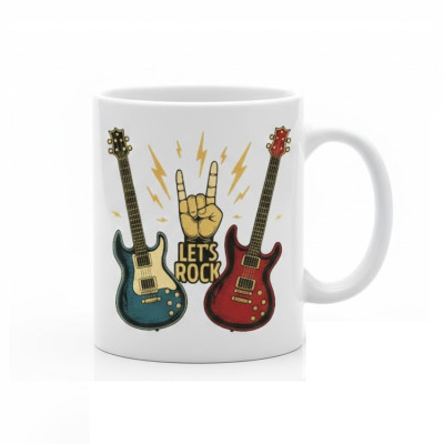 MAYA MUSIC CUP LETS ROCK чашка з ілюстрацією