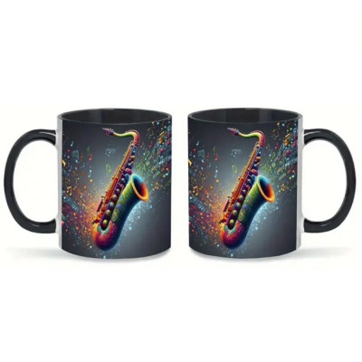 MAYA MUSIC CUP Saxophone кружка з ілюстрацією