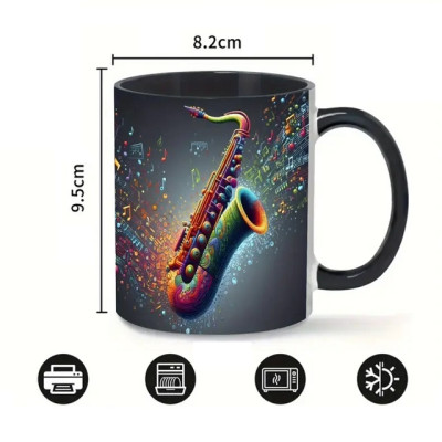 MAYA MUSIC CUP Saxophone кружка з ілюстрацією