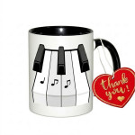 MAYA MUSIC CUP piano чашка с иллюстрацией