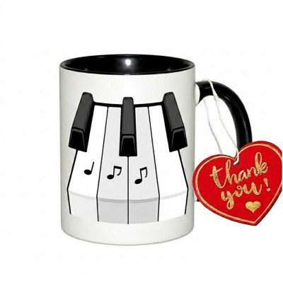 MAYA MUSIC CUP piano чашка с иллюстрацией