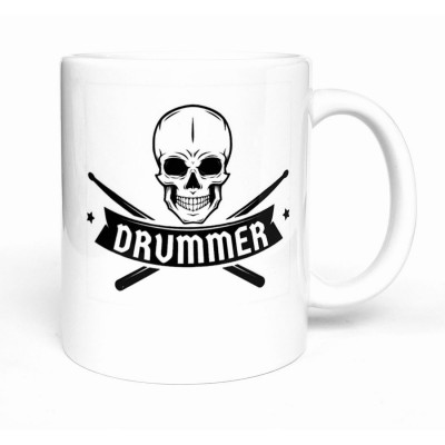 MAYA MUSIC CUP SKULL-DRUMMER кружка з ілюстрацією
