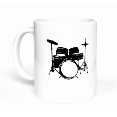 MAYA MUSIC CUP SKULL-DRUMMER кружка з ілюстрацією