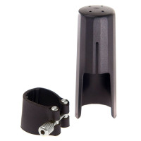 J.MICHAEL D-03 LEATHER CLAMP AND CAP FOR ALTO SAX J.MICHAEL D-03 LEATHER CLAMP AND CAP FOR ALTO SAX