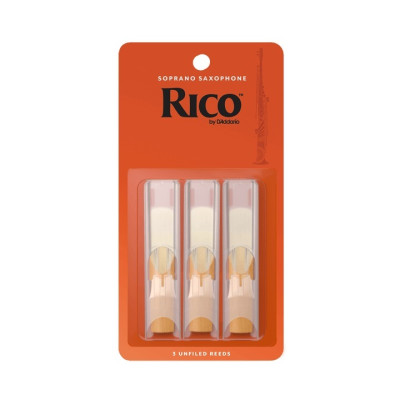 D'ADDARIO RIA0320 RICO - SOPRANO SAX 2.0 3-Pack тростини для сопрано саксофона