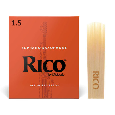 D'ADDARIO RIA1015 RICO - SOPRANO SAX 1.5 (1шт) тростина для сопрано саксофона