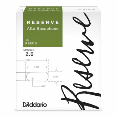 D'ADDARIO DJR1020 Reserve - Alto Sax #2.0 (1шт.) трость