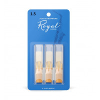 D'ADDARIO RJB0315 ROYAL - ALTO SAX 1.5 3-Pack