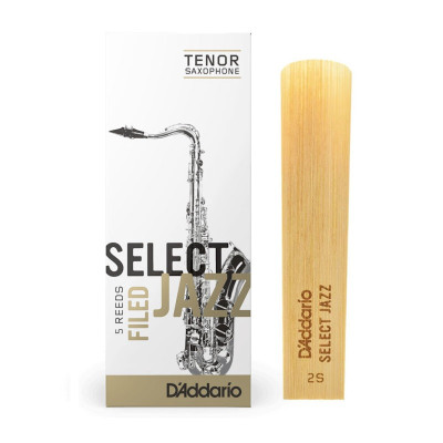 D'ADDARIO SELECT JAZZ TENOR SAX FILED 2 (1шт) тростина для тенор саксофона