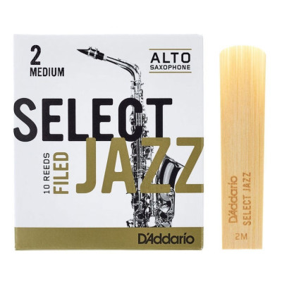 D'ADDARIO RSF10ASX2M SELECT JAZZ - ALTO SAX FILED 2.0 (1шт) тростина для альт саксофону