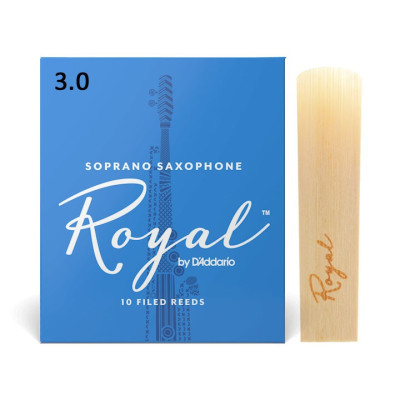 D'ADDARIO RIB1030 ROYAL - SOPRANO SAX 3.0 (1шт) тростина для сопрано саксофона