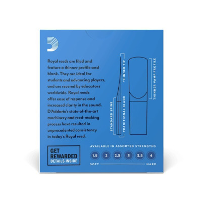 D'ADDARIO RIB1030 ROYAL - SOPRANO SAX 3.0 (1шт) тростина для сопрано саксофона