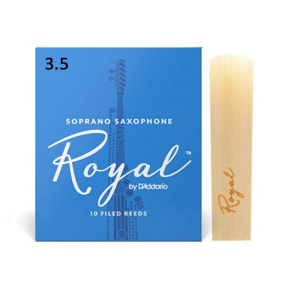 D'ADDARIO RIB1035 ROYAL - SOPRANO SAX 3.5 (1шт) тростина для сопрано саксофону