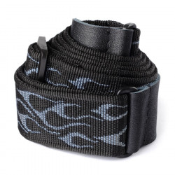 DUNLOP D3811GY CLASSIC FLAMBE GRAY STRAP 