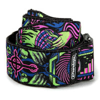 DUNLOP ILD01 ILOVEDUST Jacquard Guitar Strap-Headspace Green