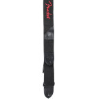 FENDER STRAP 2" BLACK RED LOGO гітарний ремінь