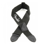 FENDER STRAP 2" BLACK WHITE LOGO гітарний ремінь