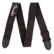 FENDER STRAP 2" BLACK WHITE LOGO