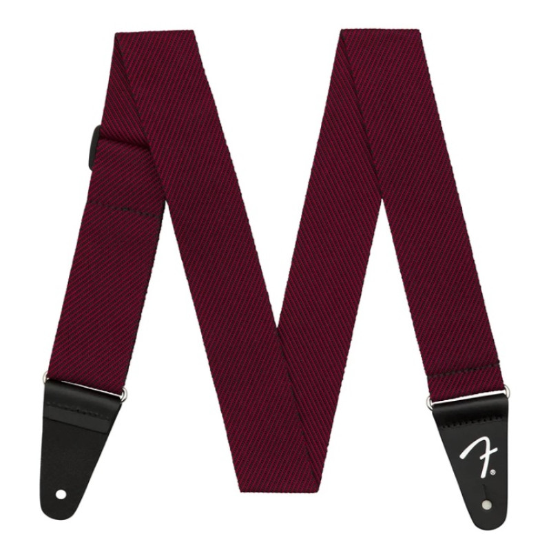 FENDER STRAP 2" MODERN TWEED BLACK/RED