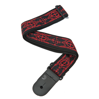 D'ADDARIO 50A12 NYLON WOVEN GUITAR STRAP (VOODOO) ремінь гітарний