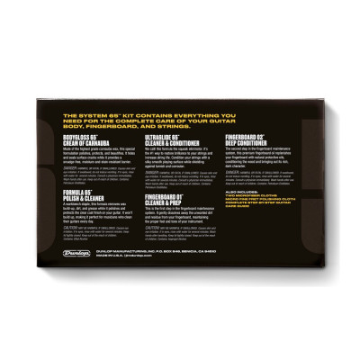 DUNLOP 6500 SYSTEM 65 GUITAR MAINTENANCE KIT набір засобів для догляду за гітарою