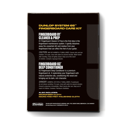 DUNLOP 6502 SYSTEM 65 GUITAR FINGERBOARD KIT набір для очищення накладки грифа