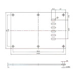 PAXPHIL BC011 WHITE кришка задня для пружин і якоря тремоло