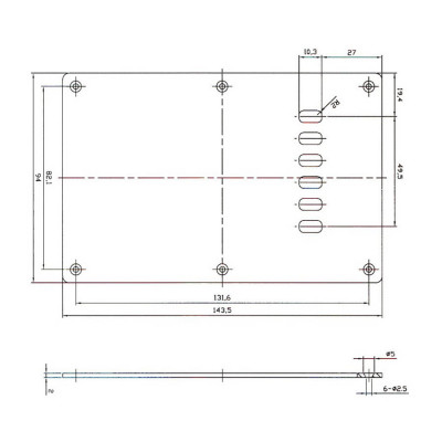 PAXPHIL BC011 WHITE кришка задня для пружин і якоря тремоло