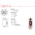JJ ELECTRONIC 12BH7-A лампа для гітарного підсилювача