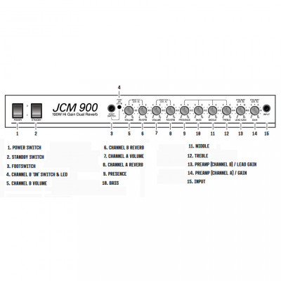 MARSHALL JCM900 4100-E гітарний підсилювач