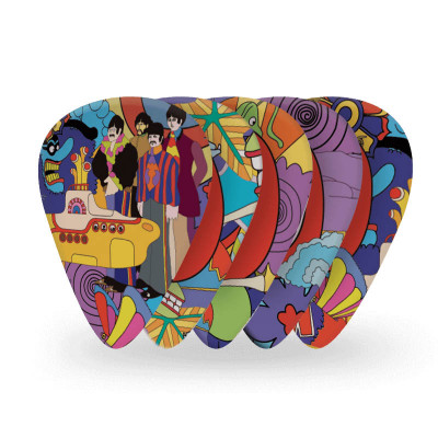 D'ADDARIO YELLOW SUBMARINE 50TH ANNIVERSARY GUITAR PICKS (HEAVY 0.85) набір медіаторів