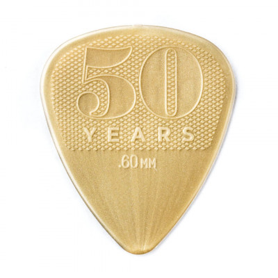 DUNLOP 442P.60 50TH ANNIVERSARY NYLON STANDARD PICK .60MM набір медіаторів