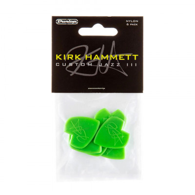 DUNLOP 47PKH3N KIRK HAMMETT JAZZ III PICK набір медіаторів