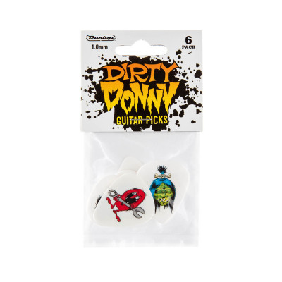 DUNLOP BL111P1.0 DIRTY DONNY SERIES 1 ASSORTMENT PICK 1.00MM набір медіаторів