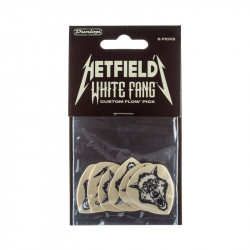 DUNLOP PH122P1.0 HETFIELD'S WHITE FANG CUSTOM FLOW PICK DUNLOP PH122P1.0 HETFIELD'S WHITE FANG CUSTOM FLOW PICK