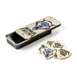 DUNLOP PH122T1.0 HETFIELD'S WHITE FANG CUSTOM FLOW PICK TIN 1.0MM DUNLOP PH122T1.0 HETFIELD'S WHITE FANG CUSTOM FLOW PICK TIN 1.0MM