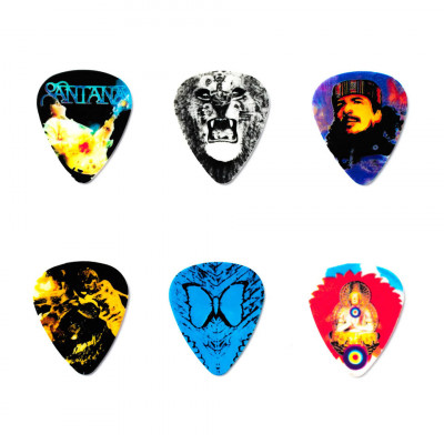 DUNLOP SANPT01M SANTANA MEDIUM GAUGE PICK TIN набір медіаторів
