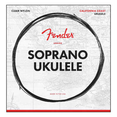 FENDER UKULELE STRINGS SOPRANO (024-028) Струни для укулеле сопрано