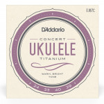D'ADDARIO EJ87C TITANIUM UKULELE CONCERT струни для укулеле концерт