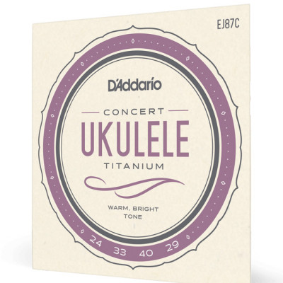 D'ADDARIO EJ87C TITANIUM UKULELE CONCERT струни для укулеле концерт