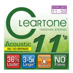 CLEARTONE 7611 ACOUSTIC 80/20 BRONZE ULTRA LIGHT (11-52) струни для акустичної гітари