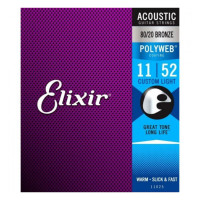ELIXIR AC PW CL BRONZE POLYWEB CUSTOM LIGHT (011-052) 11025