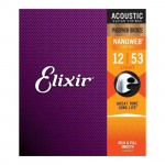 ELIXIR PB NW L PHOSPHOR BRONZE NANOWEB LIGHT (012-053) 16052 струни для акустичної гітари