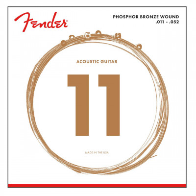 FENDER 60CL PHOSPHOR BRONZE WOUND (11-52) струни для акустичної гітари