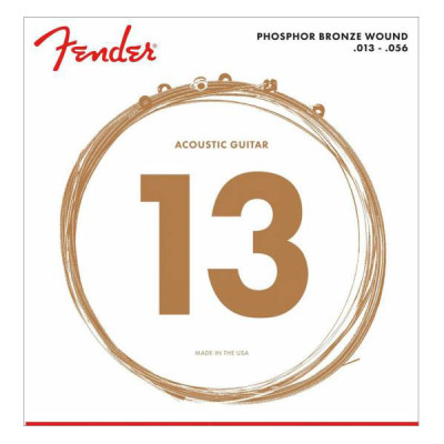 FENDER 60M PHOSPHOR BRONZE WOUND (13-56) струни для акустичної гітари
