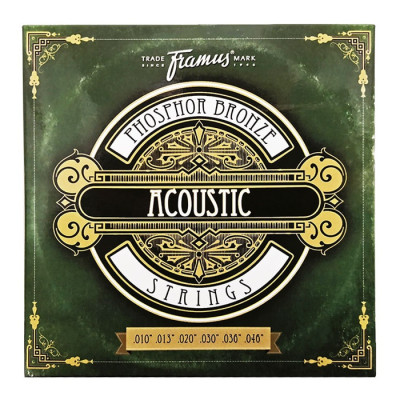 FRAMUS 47210 PHOSPHOR BRONZE EXTRA LIGHT (10-46) струни для акустичної гітари