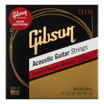 GIBSON SAG-CPB13 COATED PHOSPHOR BRONZE ACOUSTIC GUITAR STRINGS MEDIUM (13-56) струни для акустичної гітари