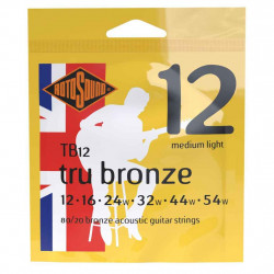 ROTOSOUND TB12 TRU BRONZE ACOUSTIC MEDIUM LIGHT (12-54)