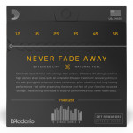 D'ADDARIO XTABR1256 XT 80/20 BRONZE LIGHT TOP/ MEDIUM BOTTOM (12-56) струни для акустичної гітари