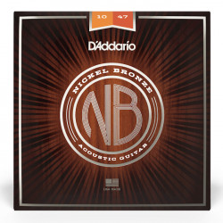 D'ADDARIO NB1047 NICKEL BRONZE EXTRA LIGHT (10-47)